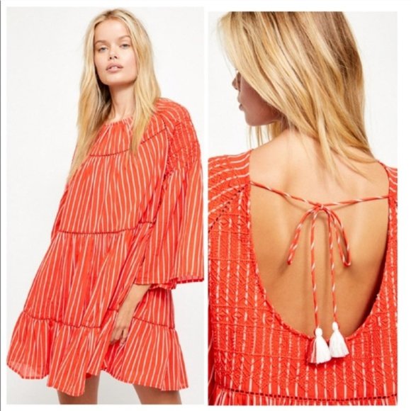 Free People Dresses & Skirts - Free People Lola Embroidered Mini Bohemian dress